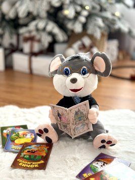 🐭✨ Пухнастий казкар-мишеня &mdash; 8 улюблених українських казок! FT 0033 фото