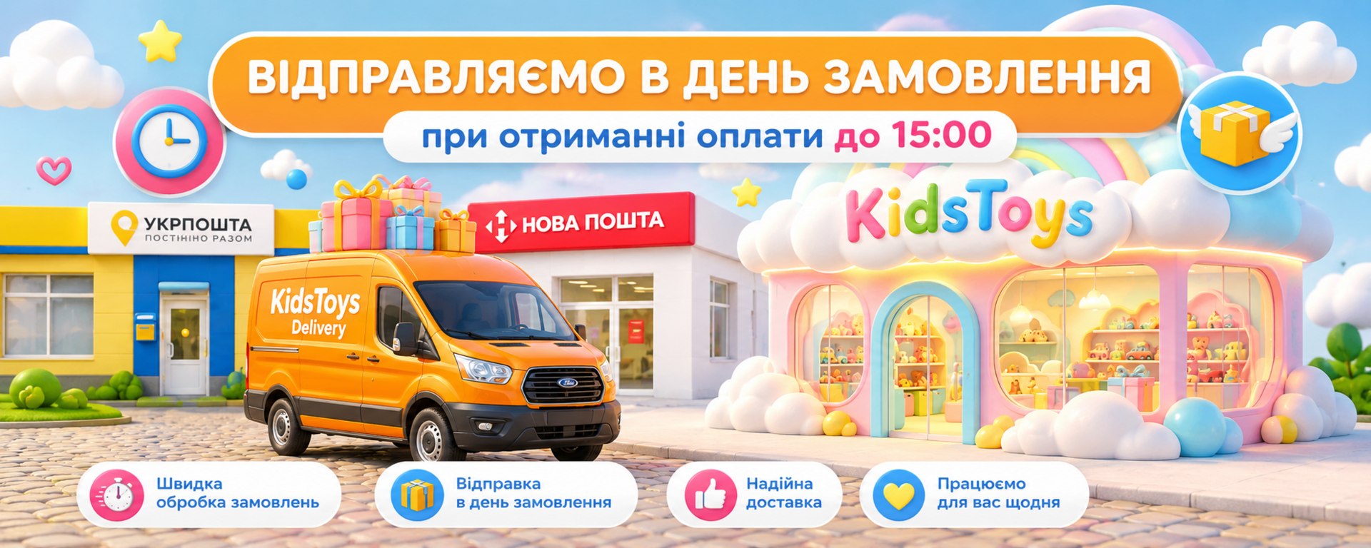 Верхній банер (доставка)